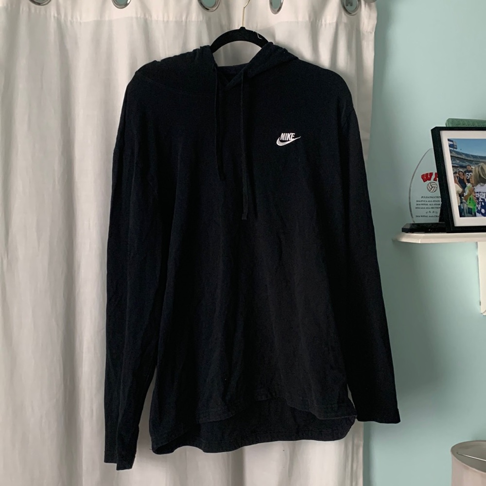 Mens Black Nike Hoodie Size XL